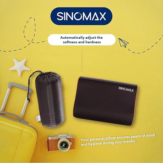 SINOMAX Rollable Contour Travel Pillow